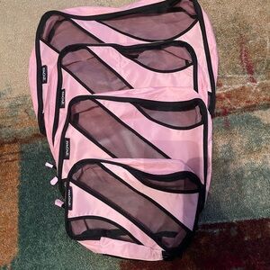 Pink Travel Organizer Set by